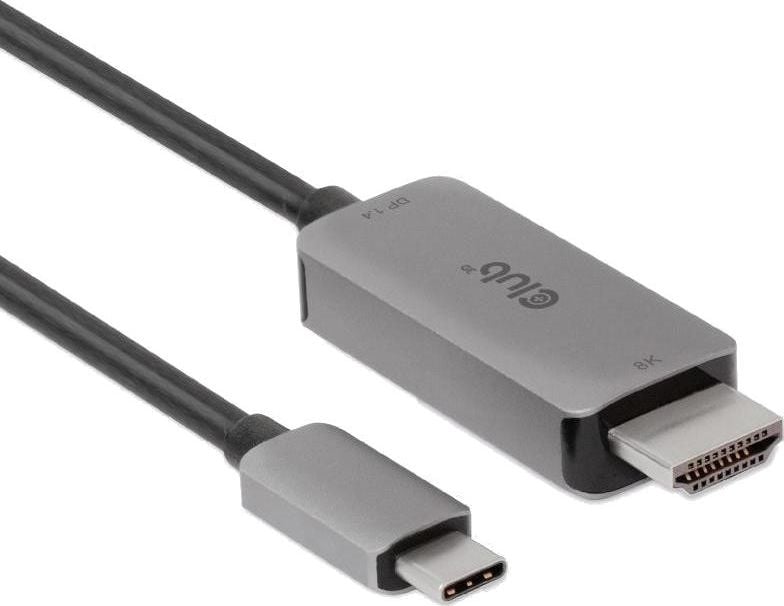 USB Club 3D USB-C - cablu HDMI 3 m gri (CAC-1587)