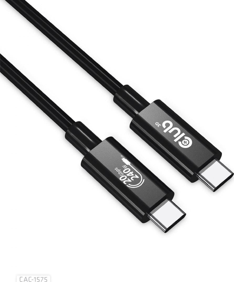 USB Club 3D USB-C - cablu USB-C 2 m negru (CAC-1575)