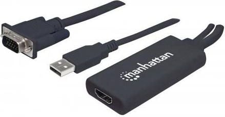 USB HDMI D-Sub (VGA), negru (152426)