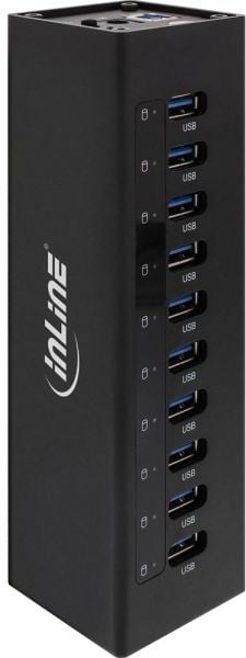 USB InLine HUB 10x USB-A 3.0 (35395C)