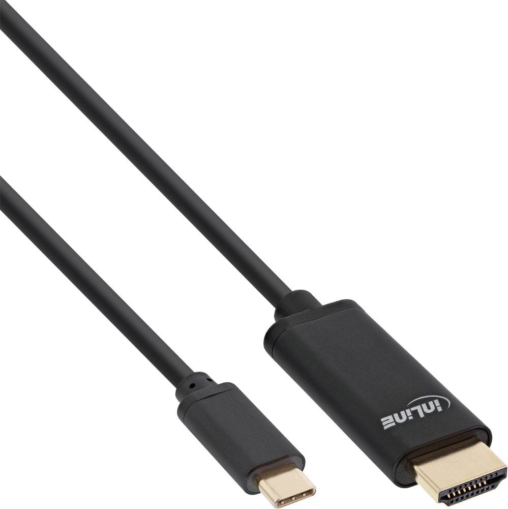 USB InLine USB-C - cablu HDMI 3 m negru (64113)