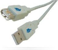 USB MicroConnect USB-A - Cablu USB-A 1m gri (USBAAF1)