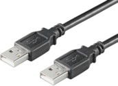 USB MicroConnect USB-A - Cablu USB-A 3m negru (USBAA3B)