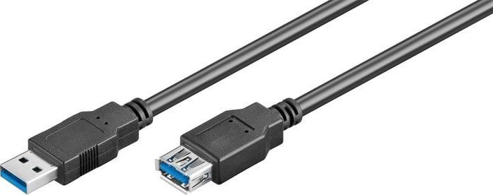 USB MicroConnect USB-A - Cablu USB-A 5m negru (USB3.0AAF5B)