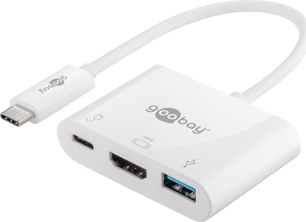 USB-C - HDMI / USB 3.0 / USB C Alb (62104)