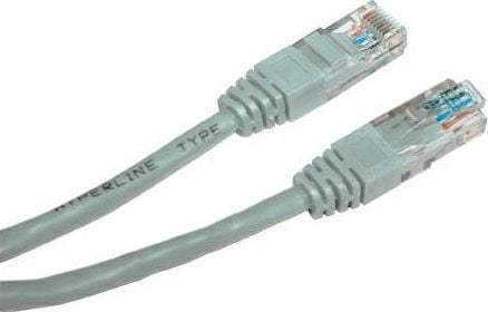 UTP, Cat.6 RJ45-M 3m, neecranat, cruce, gri, pentru conectarea la PC 2 economie