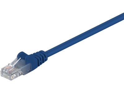 U/UTP CAT5e 0.25M Blue PVC - B-UTP50025B