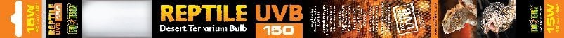 UVB150 T8 reptile fluorescente (UVB10.0) 15W, 45cm