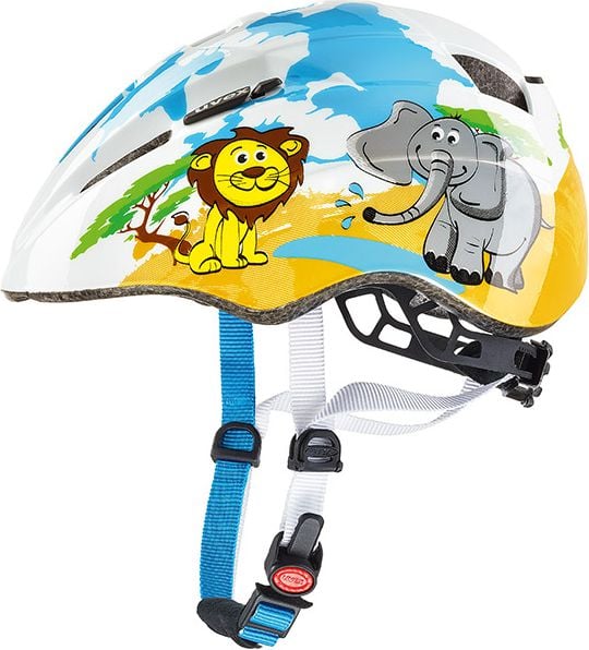 Casca protectie ciclism pentru copii Uvex Kid 2, 185g, 46-52cm, Multicolor