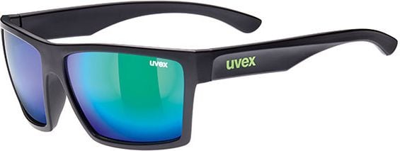 Uvex Okulary sportowe LGL 29 black mat/mirror green (53/0/947/2215/UNI)