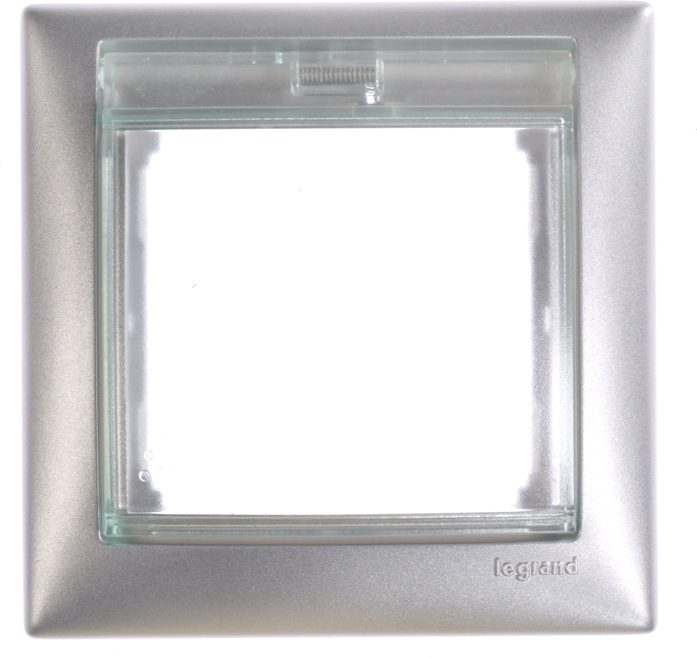 Valen singur cadru cu un capac transparent zielonąIP44 aluminiu (770150)