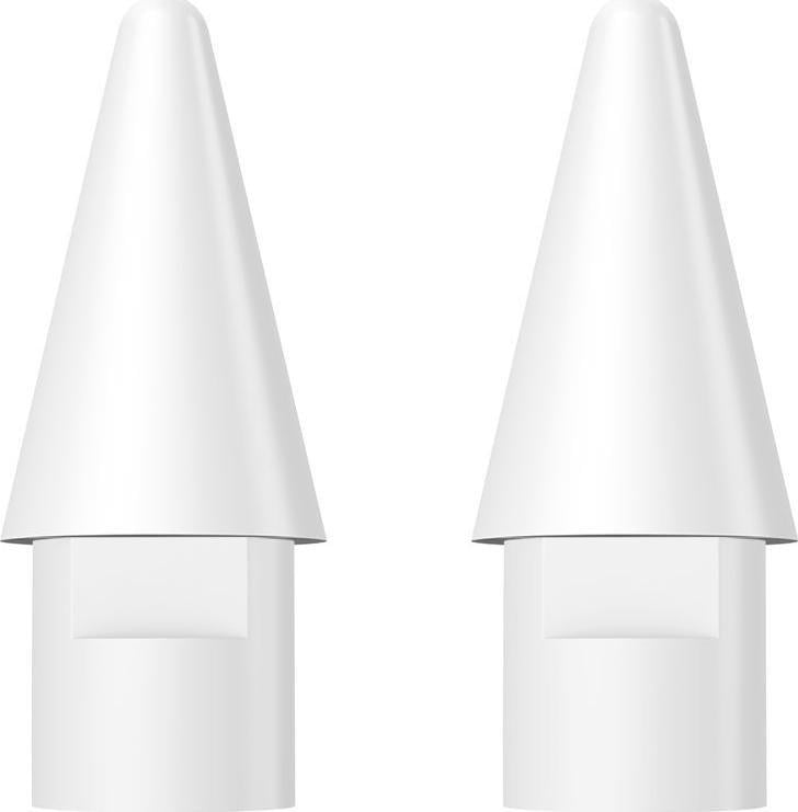 Vârf stilou Baseus Apple Pencil 1&amp;2 2 buc Alb