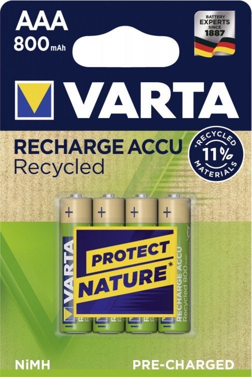 Baterie reîncărcabilă Varta Accu Recycle Accu AAA / R03 800mAh 40 buc.