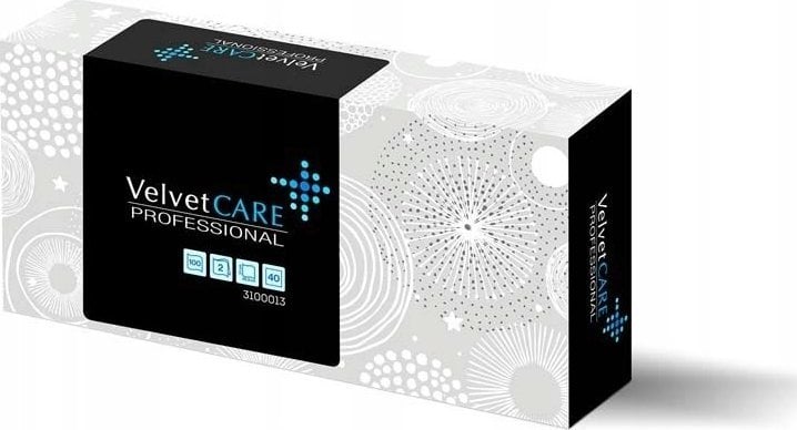 Velvet Cosmetic șervețele din celuloză VELVET Professional Box, 2 straturi, 100 coli, alb