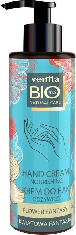 Crema de maini bio hranitoare cu parfum floral New Flower Venita 100 g