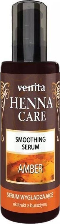 Ser pentru par, fortifiant, cu efect de netezire, Henna Care, Venita, cu chihlimbar, 50ml