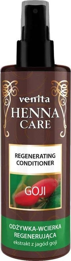 Lotiune pentru par cu efect de regenerare intensa, Henna Care, Venita, cu extract de goji, 100ml