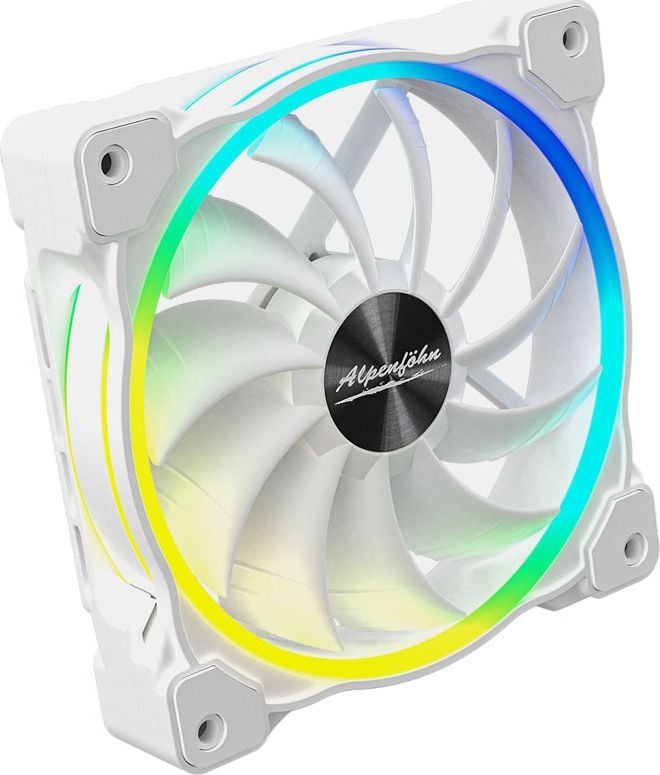 Ventilator Alpenfohn Wing Boost 3 ARGB 120 mm de mare viteză alb (84000000166)