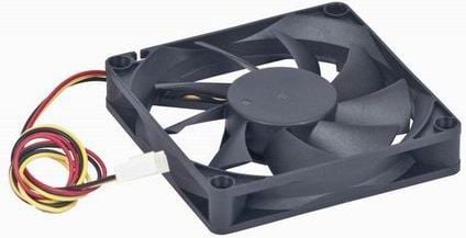 Ventilator Gembird, 60 x 60 x 15 mm, 3 pin, 4200 rpm, 25 dB, DC 12 V 0.12 A, negru