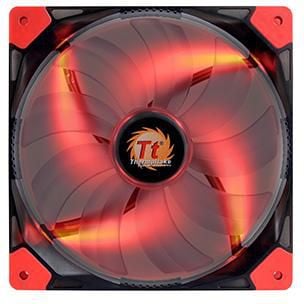 Ventilator PC Thermaltake Luna, 14 LED rosu, CL-F022-PL14RE-A