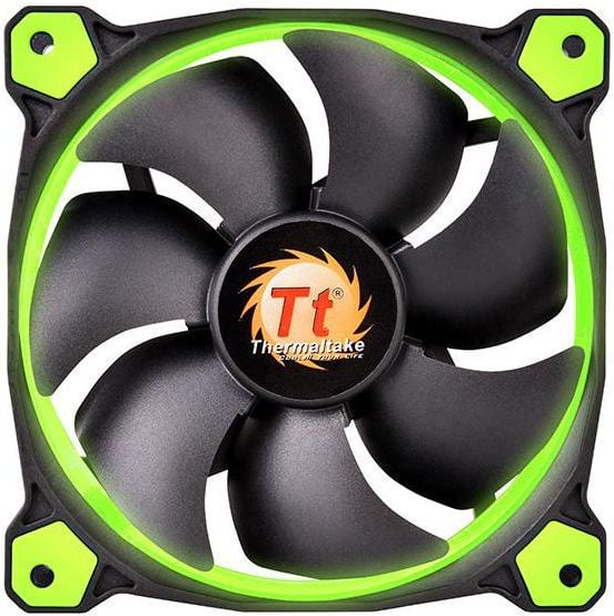 Ventilatoare PC - Ventilator Thermaltake Riing 120x120x25 12v, 1500 RPM, LED GREEN
