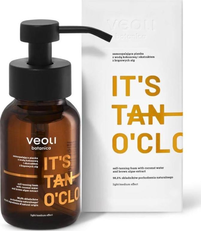 Veoli Botanica VEOLI BOTANICA_Its Tan Oclock spumă autobronzantă cu apă de cocos și extract de alge brune 240 ml