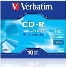Verbatim 40x CD-R 10p 80MB Jc Extra Protection 43428