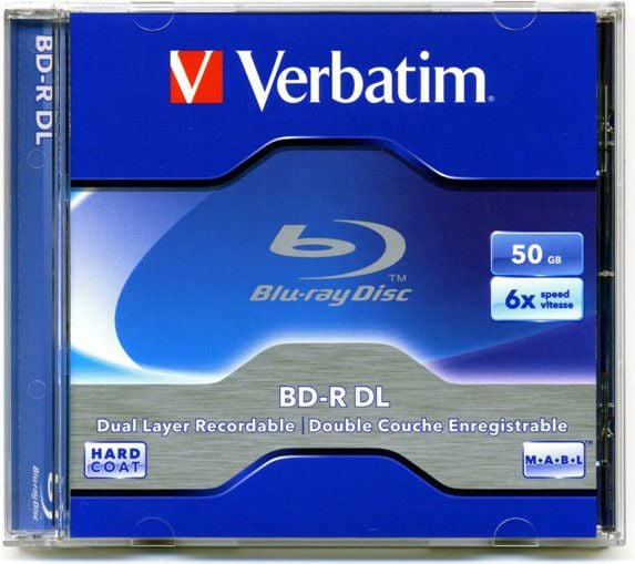 Medii de stocare verbatim BD-R DL 6x 50GB (43747)