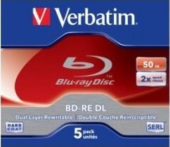 BD-RE DL Verbatim 2x 50GB (Jewel Case 5) Blu-Ray