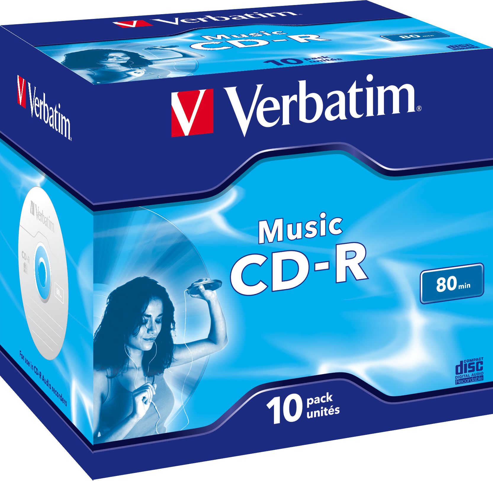 Medii de stocare verbatim CD-R/10/Box 700MB Audio 43365