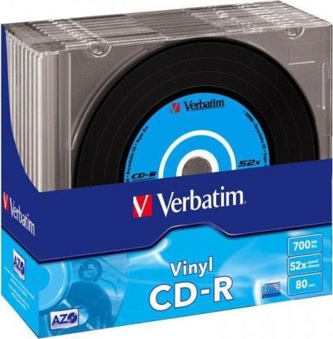 Verbatim CD-R VERBATIM 700 MB 52x Slim 10 buc.