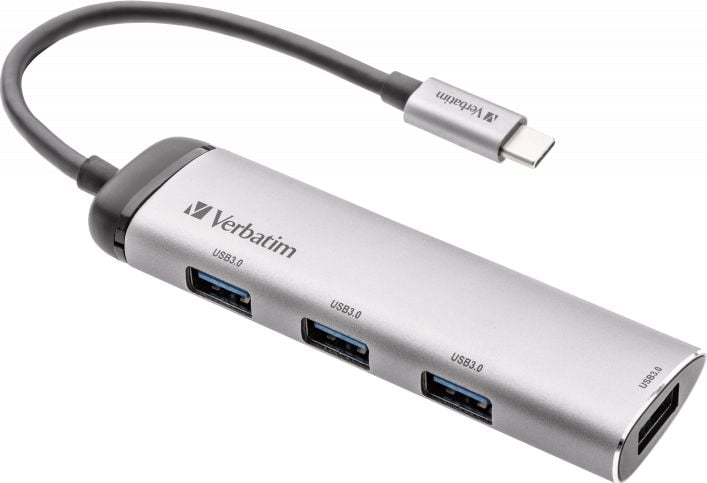 Hub-uri - Verbatim USB HUB 4x USB-A 3.0 (49147)
