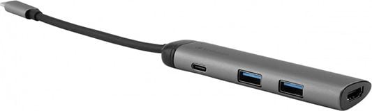 Verbatim USB Hub-C USB 3.1 4-Port portabil Gray