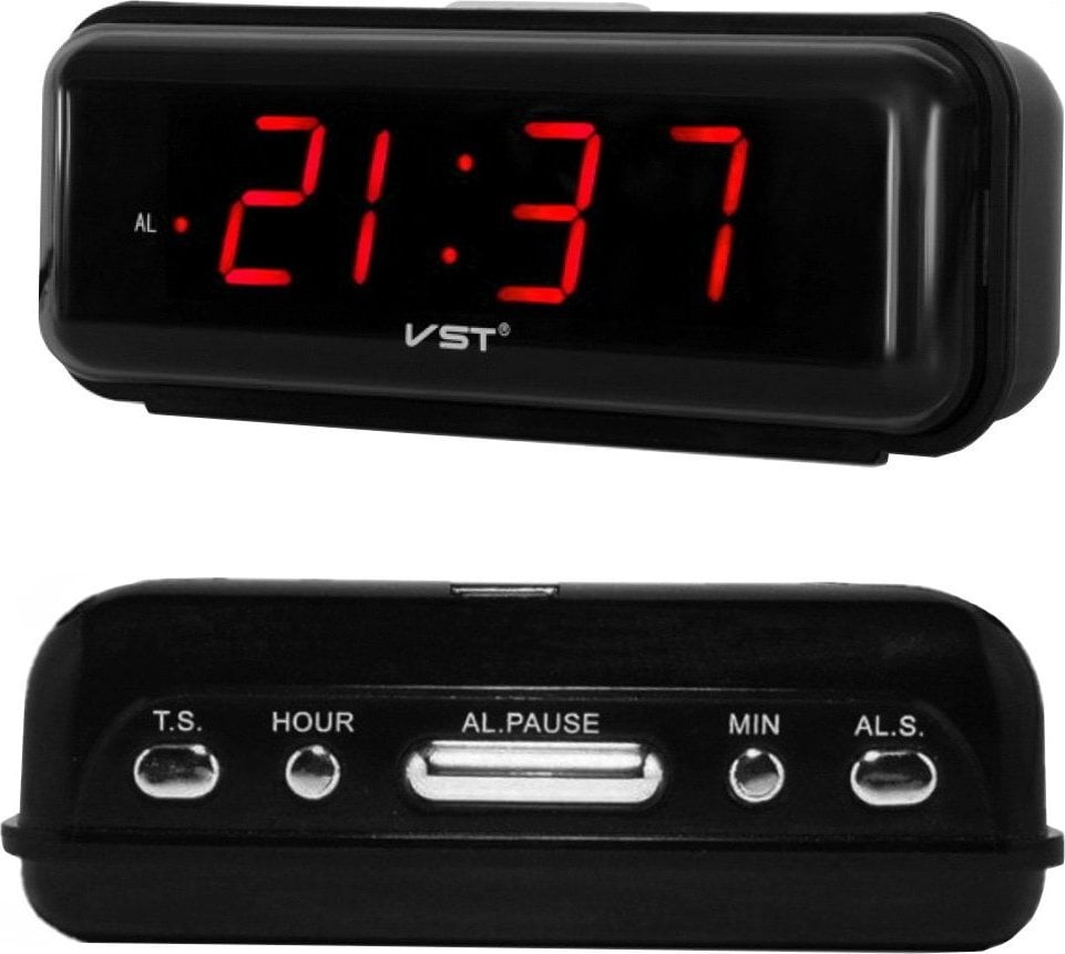 Verk Group Ceas alarmă rețea electronică Ceas cu LED Alarma 24h