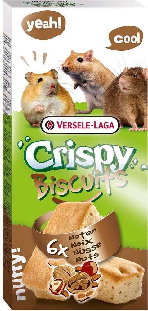 Hrana pentru rozatoare, Versele Laga Crispy Biscuits, 70g