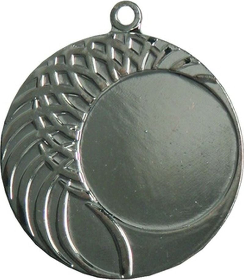 Globală medalia de argint cu loc pentru emblema de 25 mm - medalie de oțel