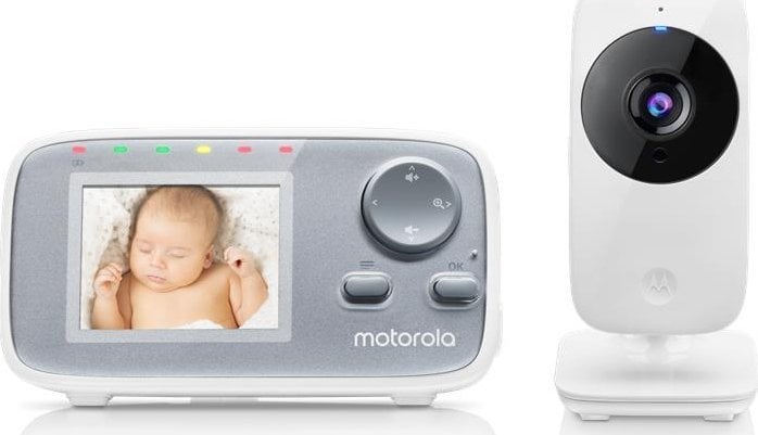Monitoare video bebelusi - Monitor pentru bebeluși Motorola VM482,unidirecțional,300 m, Rețea,
alb,
Fără fir