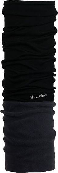 Eșarfă multifuncțională Viking Merino Fleece exterior 4332 negru (465/18/4332/09/UNI)