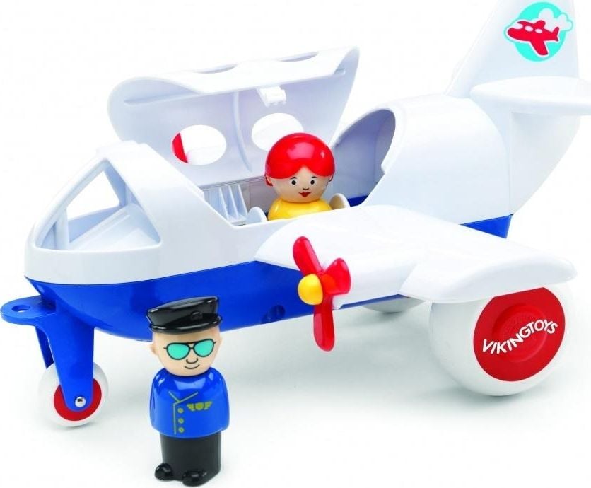 Avionul VIKING cu pasageri, 2 figurine - 1274