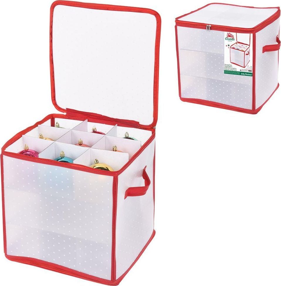 Cutie de organizare Vilde pentru globuri pentru a depozita cutia de păstrare a pungelor 31x31x31 cm