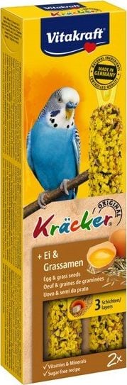 Vitakraft VITAKRAFT Kracker - balon de ou cu seminte pentru budgerigar 2 buc.