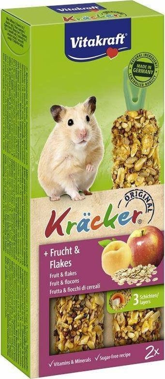 Vitakraft Vitakraft Kracker Sticks Hamster Fructe Fulgi de Ovaz 2buc.