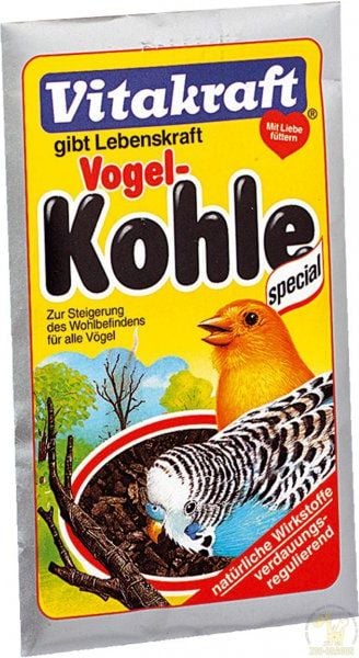 Supliment nutritiv pentru pasari Vitakraft Vogel-Kohle, 10 g