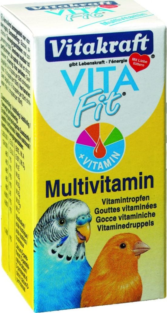 Vitamine pentru pasari, Vitakraft Vita-Fit, multivitamine, 10ml