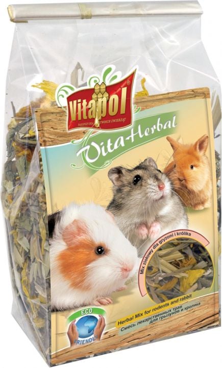 VITAPOL Herbal Rodent Delicacy mix de plante 4x40g