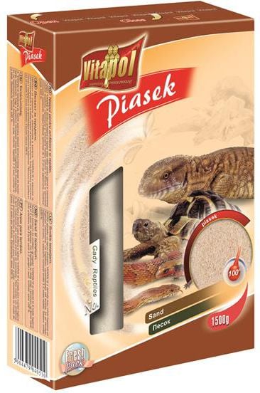 Nisip Vitapol pentru terariu 1.5kg, destinat reptilelor si petilor