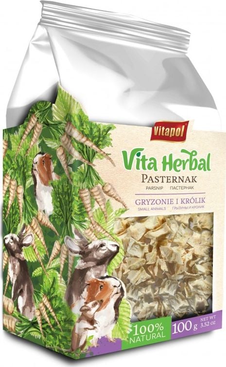 Vitapol Vita Herbal pentru rozătoare și iepuri, păstârnac, 100g