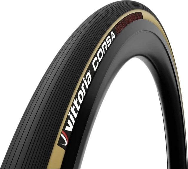 Vittoria Tubular Road Corsa G2.0 700x23C, Negru/Bej