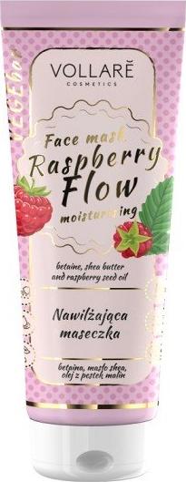Mască hidratantă Vollare Raspberry Flow Ulei din semințe de zmeură, unt de shea, betaină 100 ml