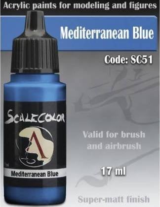 Vopsea acrilica, Scale75, Mediterranean Blue, 17ml